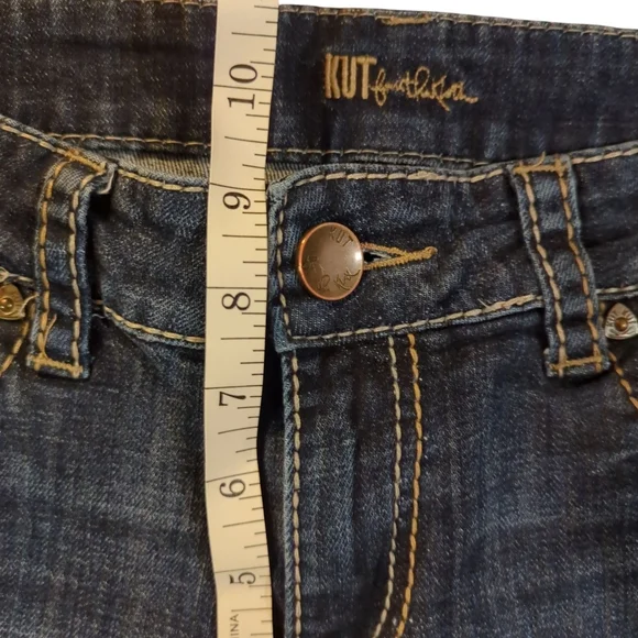 Kut From The Kloth Women's Blue Flared Jeans - Picture 4 of 6